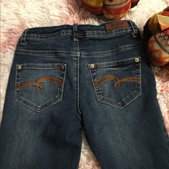 Girls justice jeans size 12slim skinny jeans - Picture 3 of 4